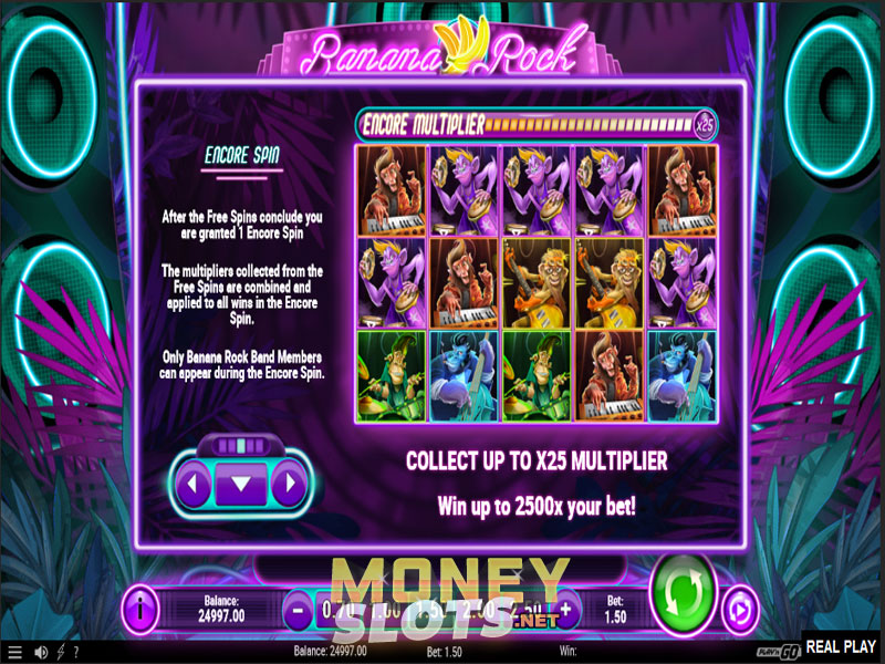 Free promo banana rock playn go casino slots championship